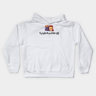 Peanut Butter and Jelly Couples Kids Hoodie